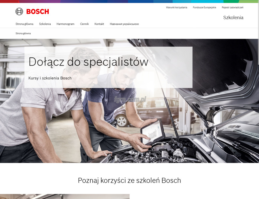 Centrum Szkoleniowe Techniki Motoryzacyjnej Bosch